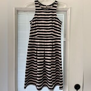 THML Striped Black and White Sleeveless Dress
